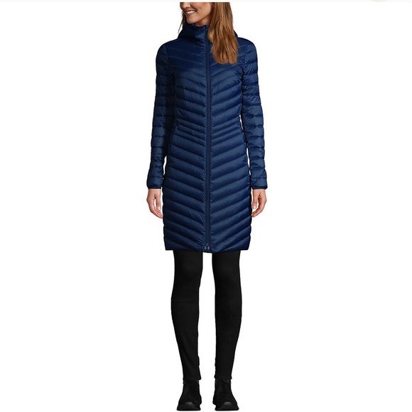 Lands end  Wanderweight Down Coat - Picture 3 of 5